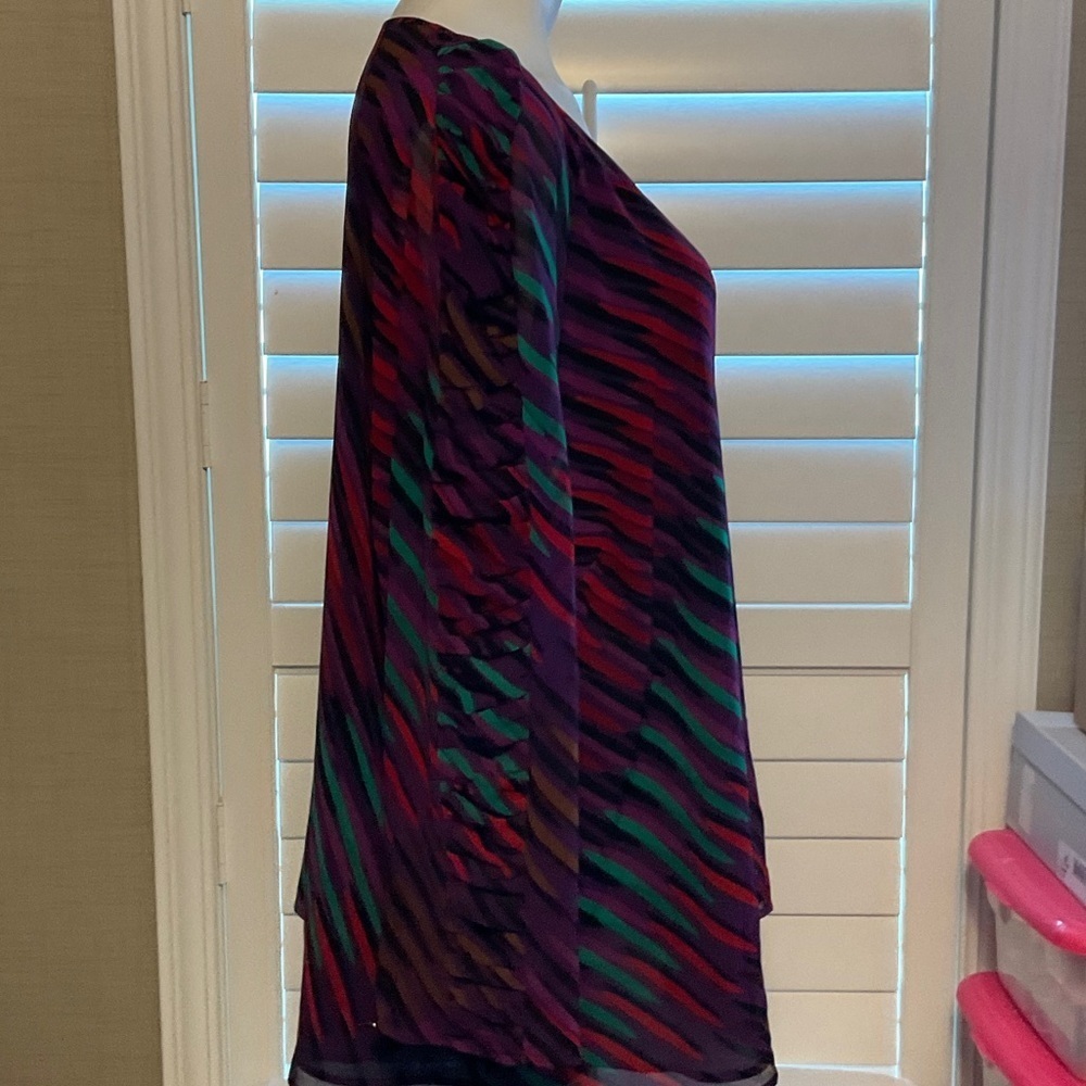 Calvin Klein Multicolor Striped Blouse - Picture 3 of 11